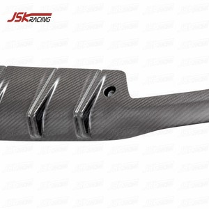 Lèvre arrière en fibre de carbone sèche pour <span class=keywords><strong>Porsche</strong></span> <span class=keywords><strong>911</strong></span> 992 4S 2019-2020, amélioration du pare-chocs de la voiture, style technique mat - Product Image 3