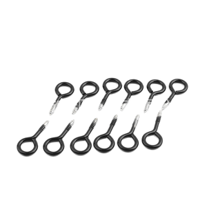 Schwerlast-Rundkopf-Ösenschraube aus Schwarzoxid-Beschichtetem Kohlenstoffstahl Klasse 4.8 & 6.8 Größere Aufhängeschraube mit Haken - Product Image 5