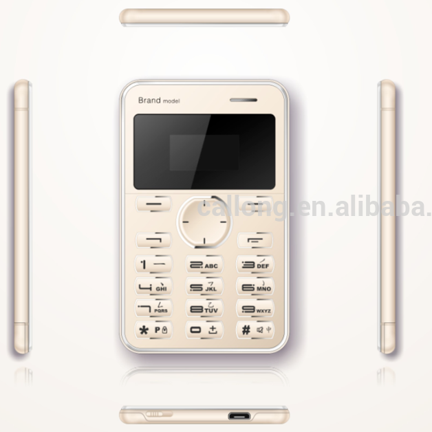 Mini Fashion ultra Slim Credit Card Size M5i Mobile Phone