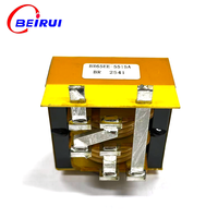 Transformateur monophasé à courant élevé et haute fréquence BR6533-5515A BEIRUI BR2541 EE65 avec noyau en ferrite et fil de cuivre, conforme RoHS CE ISO9001