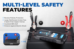 Topdon bt300p testador, testador para sistema de bateria de carro, motocicleta, 12v, 24v, 100-2000cca, analisador de carregamento elétrico - Product Image 6