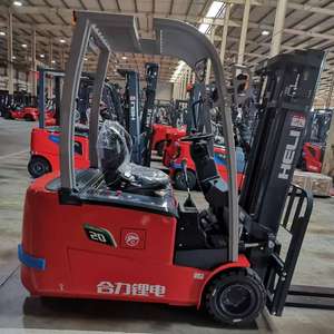 รถยกไฟฟ้าแบบ3แท่นยก2Ton ประหยัดพลังงานแบตเตอรี่ลิเธียมลิเธียม - Product Image 4