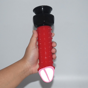 YOCY-158 Plug Anale Nero e Rosso con Punti Ondulati, Giocattolo Sessuale Stimolante, Dildo Artificiale Enorme per <span class=keywords><strong>Gay</strong></span> o Uomini - Product Image 4