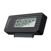 ShuoLe SATA a USB3.2/3.1/3.0 cavo 2.5/3.5 pollici adattatore disco rigido tipo c convertitore per SSD/HDD con schermo LCD