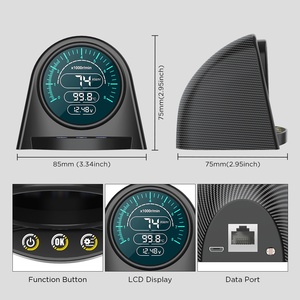 AUTOOL X70 OBD เครื่องวัด HUD,เครื่อง RPM/อุณหภูมิเครื่องยนต์/แบตเตอรี่แรงดันไฟฟ้าเตือนความเร็วมัลติฟังก์ชั่นรหัสผิดพลาดชัดเจน - Product Image 5