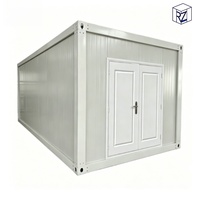 Conteneur de stockage de 20 pieds, structure en acier, bureau préfabriqué modulaire, cabine, atelier RayZen