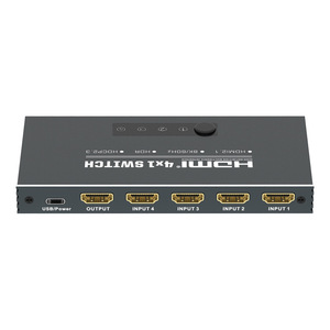 HD 8k cho <span class=keywords><strong>HDMI</strong></span> 4-in-1 ra Switcher và <span class=keywords><strong>Selector</strong></span> kim loại âm thanh & <span class=keywords><strong>video</strong></span> phụ kiện - Product Image 2