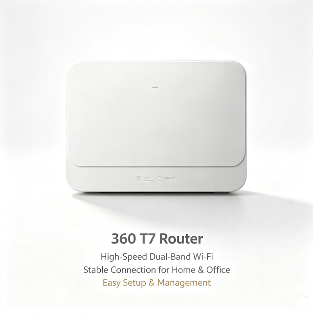Openwrt360 T7 AX3000 WiFi 6 Dual Band Router Gigabit Wireless Router, 4-port WAN/LAN, Easy Mesh WiFi Router, Used WiFi 6