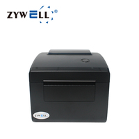 NUEVO ZYWELL Impresora de etiquetas de envío de 3 pulgadas Centro de impresión Impresora de código de barras de pegatinas térmicas sin tinta