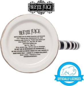 <span class=keywords><strong>Beetlejuice</strong></span> Here Lies Taza de cerámica esculpida en 3D 20 onzas - Product Image 5