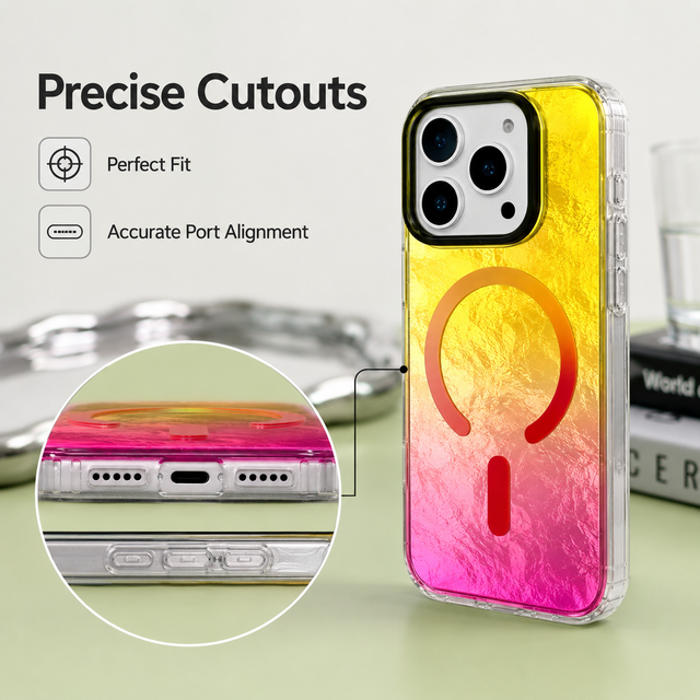 IML High Gloss TPU Phone Case for 11-17 Series Shockproof Magnetic Ring Design Custom Logo & Colors OEM Service