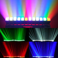 DMX 12x60w RGBW 4in1 Led Medusa lampu sorot bergerak 12 Led sorot kepala bergerak cuci Pixel Zoom matriks Bar cahaya konser panggung