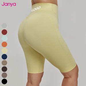 Janya Women's <strong>Super</strong> High Waist Sports Workout <strong>Shorts</strong> Quick <strong>Dry</strong> Breathable Running Wear Gym Fitness Plus Size Yoga Biker <strong>Shorts</strong> - Product Image 4