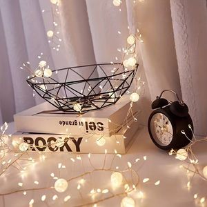 LED Globe Fairy <b>String</b> <b>Lights</b>, Battery Operated Decorative Twinkle <b>Lights</b> for Bedroom, Wedding, Party, Christmas, Home, Garden - Product Image 1