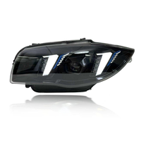 Nouveau Phare Avant Modifié 'Jawline' à LED Bicolore pour BMW Série 1 E87 (2004-2011) – Lentille de Phare 24V 6000K