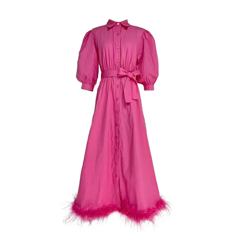 2022 Elegant Luxury Purple Cocktail Dresses Evening Dress Rose Red Casual Dress Women