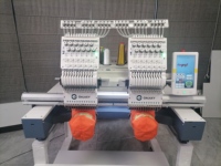 Machine à broder industrielle informatisée de haute qualité Galaxy 12/15 aiguilles pour casquettes, t-shirts, logos, patchs et vêtements, système Dahao