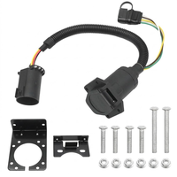 Adaptateur de remorque robuste 7 voies 4 voies, prise en cuivre pur, étanche PVC, faisceau de câblage 7 broches 4 broches pour camping-car et remorque de bateau