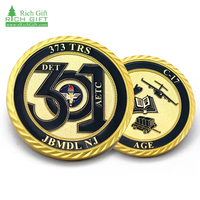 Pièce de monnaie commémorative personnalisée en métal émaillé 3D avec bordure en corde, médaillon de collection