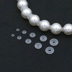 Multi-size Clear Silicone <b>Spacer</b> Ring Anti-wear Bead Separator for Bracelet & Wenwan Beads Jewelry Findings - Product Image 2