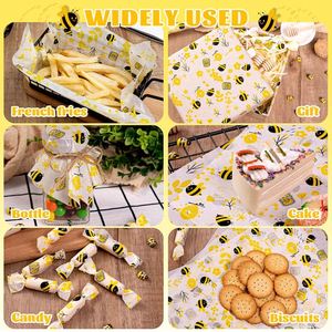 Eco-Friendly PE Coated Baking Paper for Hamburger <b>Noodle</b> Candy Snack Wrapping | Food Grade Greaseproof Custom Print Packaging - Product Image 5