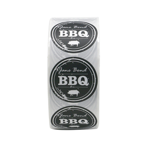 Etiquetas adhesivas en rollo de grado alimenticio: etiquetas impermeables impresas personalizadas para envasado de alimentos y botellas - Product Image 1