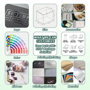 Boîte en papier multifonctionnelle avec fermeture éclair, personnalisable avec logo, écologique, pour emballage de cosmétiques, parfums et soins de la peau, vente en gros - Product Image 5