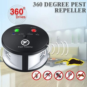 Répulsif à ultrasons pour souris, insectes et écureuils, à branchement secteur, ABS, 360 degrés, fréquence variable, dissuasion des rongeurs - Product Image 5