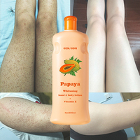 Papaye blanche bio personnalisée supprimer les taches crème pour le corps papaye hydratante peau noire lait papaye lotion blanchissante pour le corps