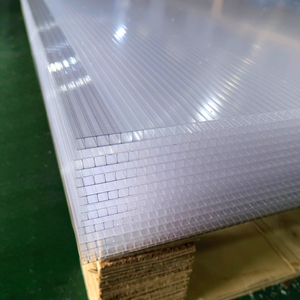 Eco-Friendly Polycarbonate Hollow <b>Sheet</b> Twin Wall Multi Wall Polycarbonate PC <b>Sheet</b> with Cutting Processing Service - Product Image 2