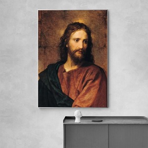 Nghệ thuật cổ điển Deco Jesus Christ chân dung trừu tượng vải Sơn mô hình <span class=keywords><strong>Christian</strong></span> Tôn Giáo tường nghệ thuật cho phòng khách trang trí nội thất - Product Image 2