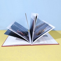 Cetak Kotak Kustom Full Color Hot Stamping Hardcover Buku Gambar Buku Meja Kopi Novel dengan Pencetakan