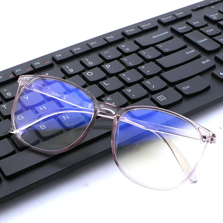 High Quality Tr90 Flexible Light Round Frame Eyeglass To Block Ray Blue Blocking Computer Glasses