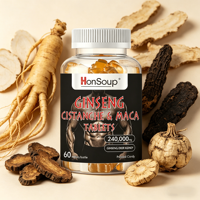 OEM ODM Campuran Herbal Ginseng Cistanche Maca Suplemen Pendukung Vitalitas dan Kesehatan Harian
