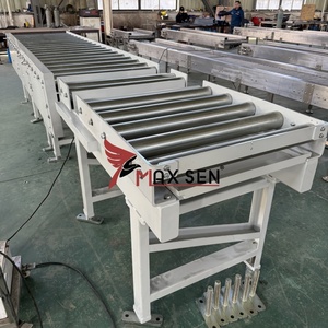 Transportador de Rodillos Motorizado y por Gravedad de Acero Inoxidable a Precio Económico de Fábrica Maxsen, Nuevo Transportador de Banda Resistente al Calor en Venta - Product Image 1