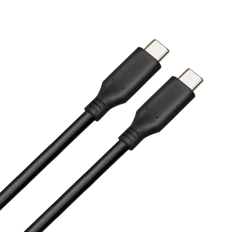 Cavo Kabel Kabel Kabo Kable Terlindung Ganda Pengisian Cepat Tipe C Usb3.1 Gen2 Kabel Pvc 10Gbps 0.5M 1M 5G Pasangan Twister, Kabel Usb Tipe C