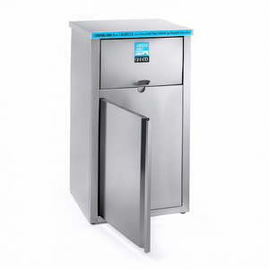 Contenitore per Rifiuti in Acciaio Inox F0260512 con Porta per Uso Commerciale - Product Image 2