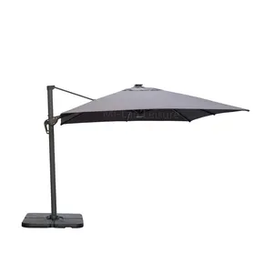 Impermeabile grande luce solare quadrata Led ombrellone ombrellone appeso Roma ombrello 3x3M mobili da esterno per esterni personalizzati