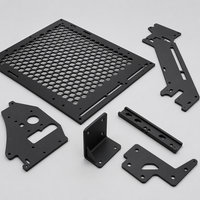 Composant de cadre structurel d'imprimante 3D en aluminium sur mesure OEM, découpe laser de tôle selon dessin pour imprimante de bureau et industrielle