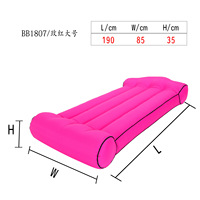 Canapé gonflable paresseux, lit gonflable portable et pliable, modèle TikTok