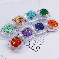 Glitter Polyester Grosir Tahan Pelarut, Glitter Chunky Campuran untuk Kerajinan Resin dan Tumbler
