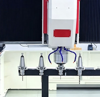 Machine de perçage et de fraisage à portique monobroche haute vitesse BT50 FANUC CNC robuste pour le traitement des métaux