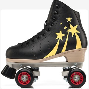 <span class=keywords><strong>Patines</strong></span> de Ruedas Dobles para Adultos, Estilo Moderno, para <span class=keywords><strong>Hombre</strong></span> y Mujer, con Carcasa de Microfibra y Ruedas de PU, Específicos para Pista - Product Image 2