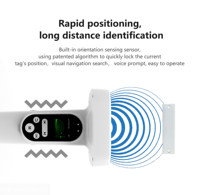 Terminal Portátil RFID de Largo Alcance y Alta Velocidad UHF para Seguimiento de Inventario, Computadora Móvil RFID UHF con IA, Localizador Inteligente de Artículos