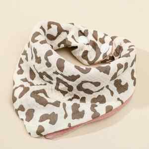 Babero de bebé Terry de algodón superabsorbente en forma de U de alta calidad - Product Image 4