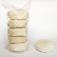 Tampons de polissage en laine d'agneau sur mesure, tampons de lustrage à coupe moyenne pour polisseuse RO/DA, pour marbre et carrosserie automobile