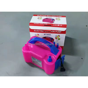 مضخة بالونات كهربائية، نافخة بالونات كهربائية محمولة بفوهتين لتزيين الحفلات، مضخة نفخ البالونات - Product Image 5