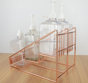 Rak Penyimpanan Kafe dari Baja Anti Karat yang Dipertebal untuk Sirup Qiguo Dew, Rak Penyimpanan Restoran Teh Susu, Rak Pajangan Multifungsi - Product Image 3