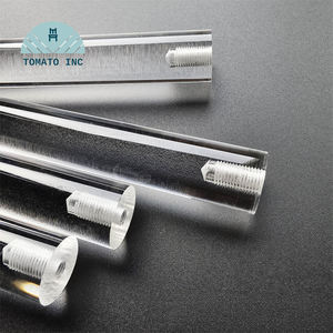 Barre en acrylique, support de rangement en acrylique, accessoires de présentoir en acrylique, personnalisation de barre en verre acrylique perforée et non perforée - Product Image 2