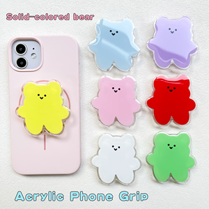 Soporte de Teléfono Acrílico con Agarre, Venta al por Mayor de Fábrica, Impresión de Logotipo Personalizado, Rotación Universal de 360 Grados, 7 Colores, Soporte de Anillo para Teléfono - Product Image 2